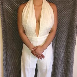 White jumpsuit from naked wardrobe ( never worn)